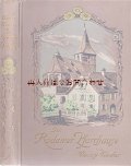 アンティーク洋書★　表紙の素敵な古書　牧師館柄　1920 頃