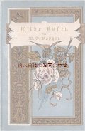 アンティーク洋書★ 　バラ柄水色の素敵な古書