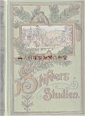 アンティーク洋書★　小鳥と山の絵の素敵な古書　　Studien