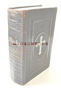 アンティーク☆　 Psalmebog デンマークの讃美歌集　エンボス　十字架　箱入り　キリスト教　プロテスタント