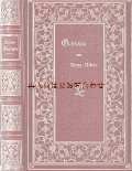 アンティーク洋書☆　金彩×ワインレッドリネン　豪華背表紙の詩集　1900年