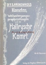 アンティーク洋書☆ 流れ星 ハレー彗星の本　宇宙　終末予言　1901年　天文　Kometen , Halleysche komet 