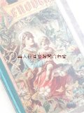 アンティーク洋書 イラスト表紙の美しい　シャビーな古書　物語　Genovesa  Anselmo