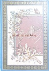 アンティーク洋書★ 　 蝶と花の模様　素敵な古書　詩選集　アンソロジー　