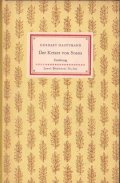 インゼル文庫　　葉っぱの表紙が素敵な古書　Der Ketzer von Soana☆　　ゲアハルト•ハウプトマン
