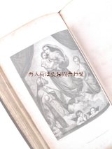 アンティーク洋書★ 革装　カトリックの祈祷書　お祈りの本　イラスト　　１８３０年代