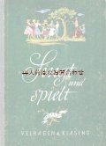 アンティーク洋書★　子供　イラスト　楽譜多数　　歌と遊びの本　　シャビーな古書