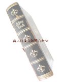 アンティーク洋書★外箱有　革装エンボス　聖杯柄の美しい讃美歌集　　美背表紙デザイン☆ Martin Luther(　マルティン・ルター）