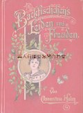 アンティーク　洋書☆小鳥　蝶　薔薇柄の古書　少女向け物語　　1986年