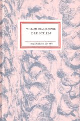 　インゼル文庫　☆ウィリアム・シェイクスピア　　Der Sturm　ドイツ語版