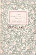 インゼル文庫　希少　アンティーク　★　Josef Weisz　山頂の花々　高山植物　水彩画集　