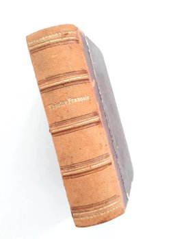 画像1: アンティーク洋書　★1870年代　フランス劇の本　仏語　劇場　背表紙革装のシックな古書　
