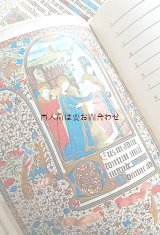 楽しい古本☆　万年暦　　Horariumより　１５世紀の細密画　　カレンダー　　手帳にも☆　中世　マリア様　キリスト　