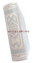 アンティーク洋書☆　美背表紙装丁　エンボス　ゲーテ　作品集　 詩集　 深い立体のデザイン