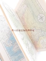 アートな古本☆　50年代海図　世界の海のポケットガイド　気象学　航海学　　地理　海の地図