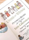 アートな古本★Under the window　窓の下で　　ケイト•グリーナウェイ　　絵本　イラスト　　詩　　復刻版　ドイツ語訳付