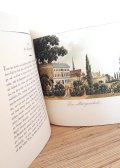 アートな古本★1804年のライプツィヒ　都市の展望 複製品　建造物　服飾　文化　カラーイラストページ24枚　