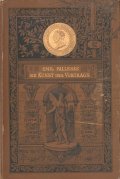 アンティーク洋書☆エンボス　妖精の絵柄が素敵な古書　美装丁　Emil Palleske 　レトリック　スピーチ　講義手引き