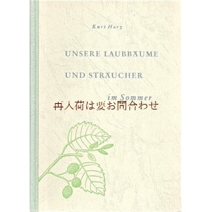 画像: 楽しい古本★  葉っぱの本　広葉樹　低木　５０年代　イラスト　図鑑