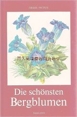 画像: 　楽しい古本★　美しい　山のお花の本　　ボタニカル　アート　　高山植物　　　カラー　イラスト