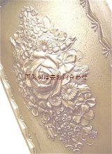 画像: ☆保証付き送料込み☆　アンティーク　薔薇モチーフ　古い真鍮の宝石箱　小物入れ　　
