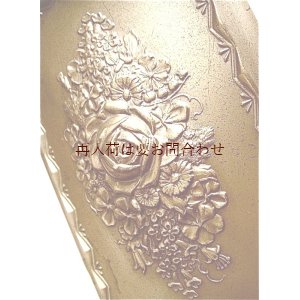 画像: ☆保証付き送料込み☆　アンティーク　薔薇モチーフ　古い真鍮の宝石箱　小物入れ　　