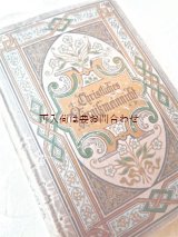 画像: アンティーク洋書　☆　忘れな草の小さな本　クリスチャン　詩やことわざ　メモリアルブック