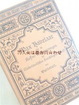 画像: アンティーク洋書　★キャラメル色の古書   オランダの小説　ドイツ語訳版