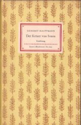 画像: インゼル文庫　　葉っぱの表紙が素敵な古書　Der Ketzer von Soana☆　　ゲアハルト•ハウプトマン