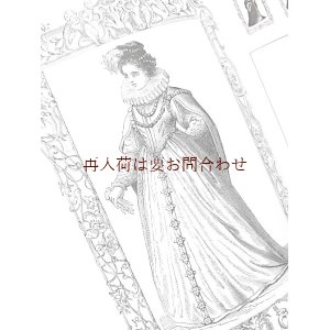 画像: フランス古書☆　古代の衣服の本　服飾　コスチューム　衣装　ファッション　白黒　服飾イメージ　 