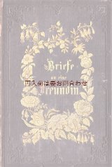 画像: アンティーク洋書★　豪華花柄　エンボス　カール・ヴィルヘルム・フォン・フンボルト　書簡集　手紙　1853年