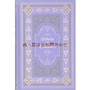 画像: アンティーク洋書★美品　　ヴィルヘルム・フォン・フンボルト　　気品ある青色　装飾的デザインの書簡集　　