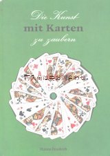 画像: アートな古本☆トランプ柄の古書　マジックの芸術　　手品　カード　マジックの入門書