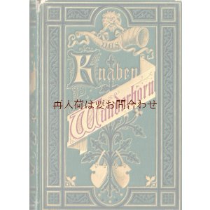 画像: アンティーク洋書☆　深い模様が美しい 　ドイツの古い詩集　　1876年　ゴールド　型押し　エンボス　