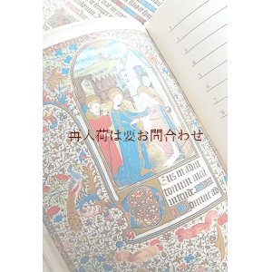 画像: 楽しい古本☆　万年暦　　Horariumより　１５世紀の細密画　　カレンダー　　手帳にも☆　中世　マリア様　キリスト　