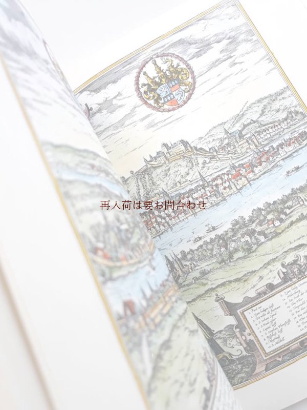 ヨーロッパ都市 古書 販売 地図 風景 街の絵 ドイツ 中世 風景