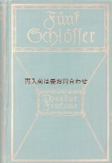 画像: アンティーク洋書☆エレガントな表紙のテオドール・フォンターネ　5つの城　小説　Fünf Schlösser 