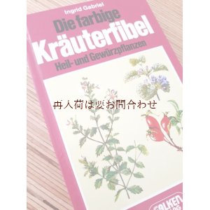 画像: ボタニカル　古本　★　Ingrid Gabriel　ヒーリング植物　　薬草　ハーブ　図鑑　白黒　カラーイラスト　多数