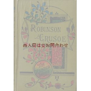 画像: アンティーク洋書☆　英語　ロンドン　1900年頃　ロビンソン漂流記　ダニエル・デフォー　レトロ　