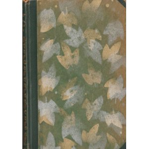 画像: アンティーク洋書☆　美背表紙　表紙デザイン　アルプスの物語　葉っぱの模様の美しい古書　