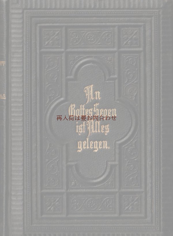 画像1: アンティーク★ エンボス模様の美しい讃美歌集　　1903年　ドイツ語　プロテスタント　お祈りの本　　