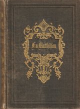 画像: ★1850年代貴重アンティーク　リネン表紙にエンボスの美しい古書　Friedrich von Matthisson　詩人　ドイツ　詩集