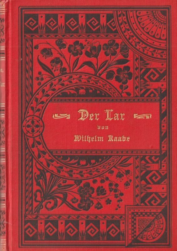 画像1: アンティーク洋書★美品　　エンボスお花柄の赤い物語　　Der Lar 　ウィルヘルム・ラーベ　